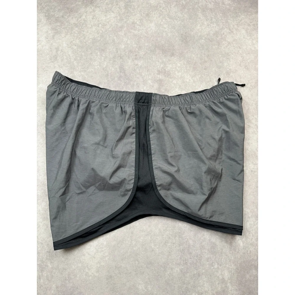 Nike Womens Dri-FIT Running Shorts Plus Size 3X Gray Black CZ2857-083 NEW - Picture 11 of 14